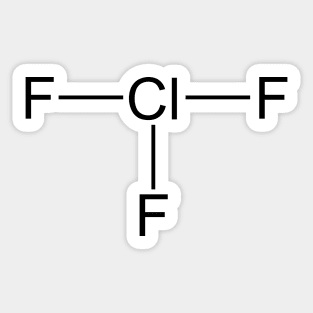 Chlorine Trifluoride ClF3 Sticker